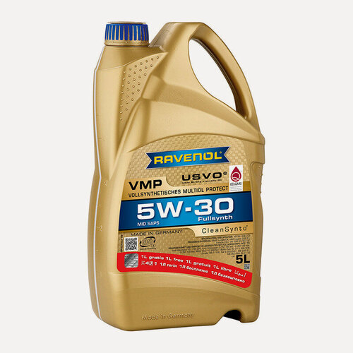 Изображение товара Моторное масло RAVENOL VMP SAE 5W-30 (5 л) 4+1