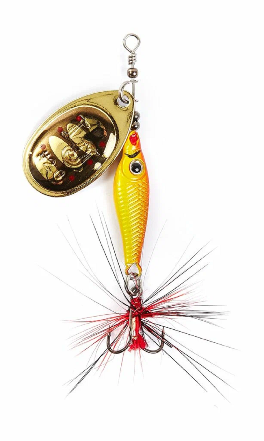 Блесна вращающаяся Lucky John Trian Blade Round 001 вес 12 г — фото 1