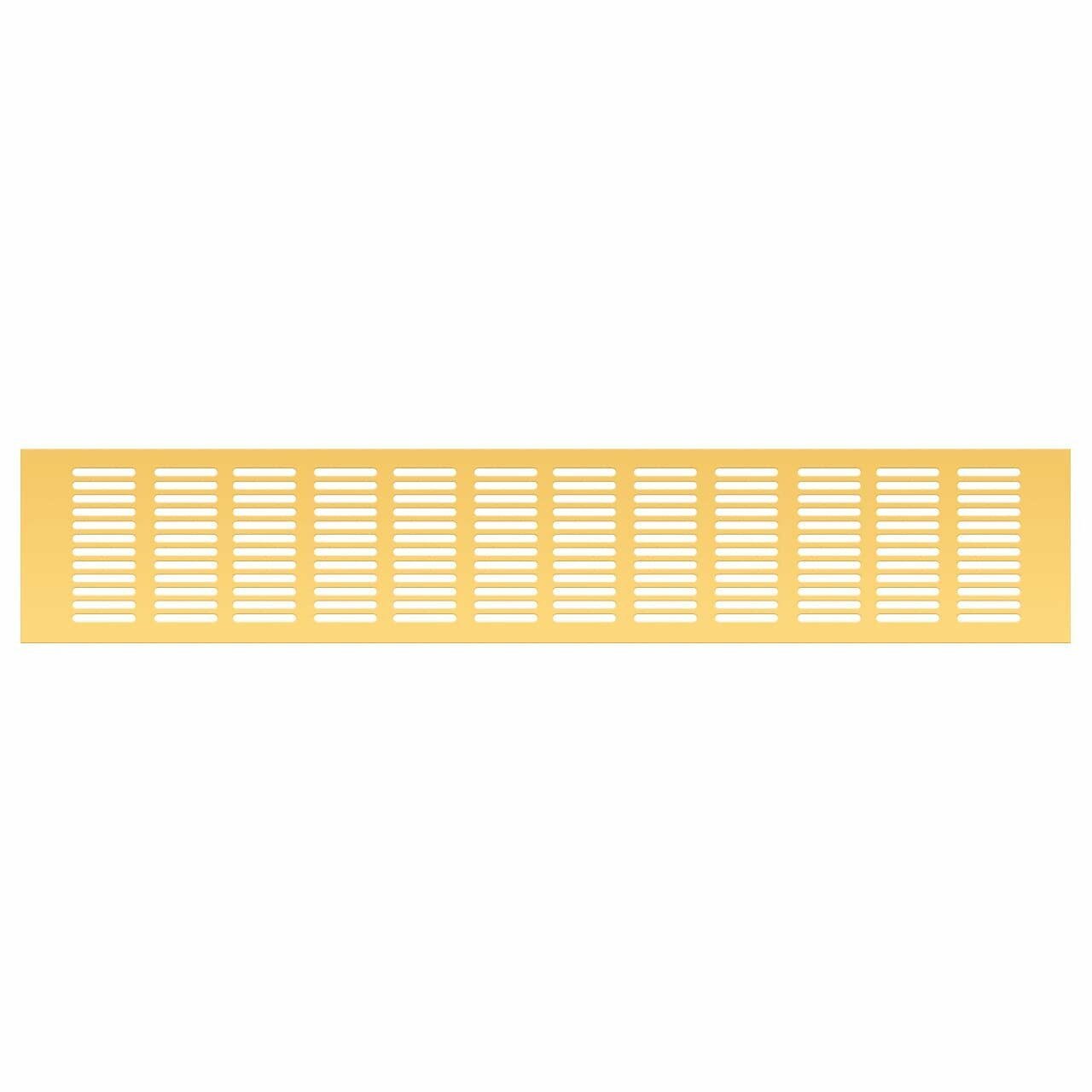 Вентиляционная решетка Благовест 100x500, золото