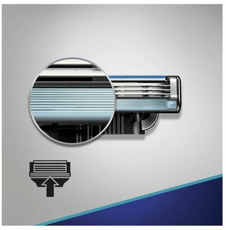 Сменные кассеты для бритья Gillette Mach3 Start, 4 шт — фото 1