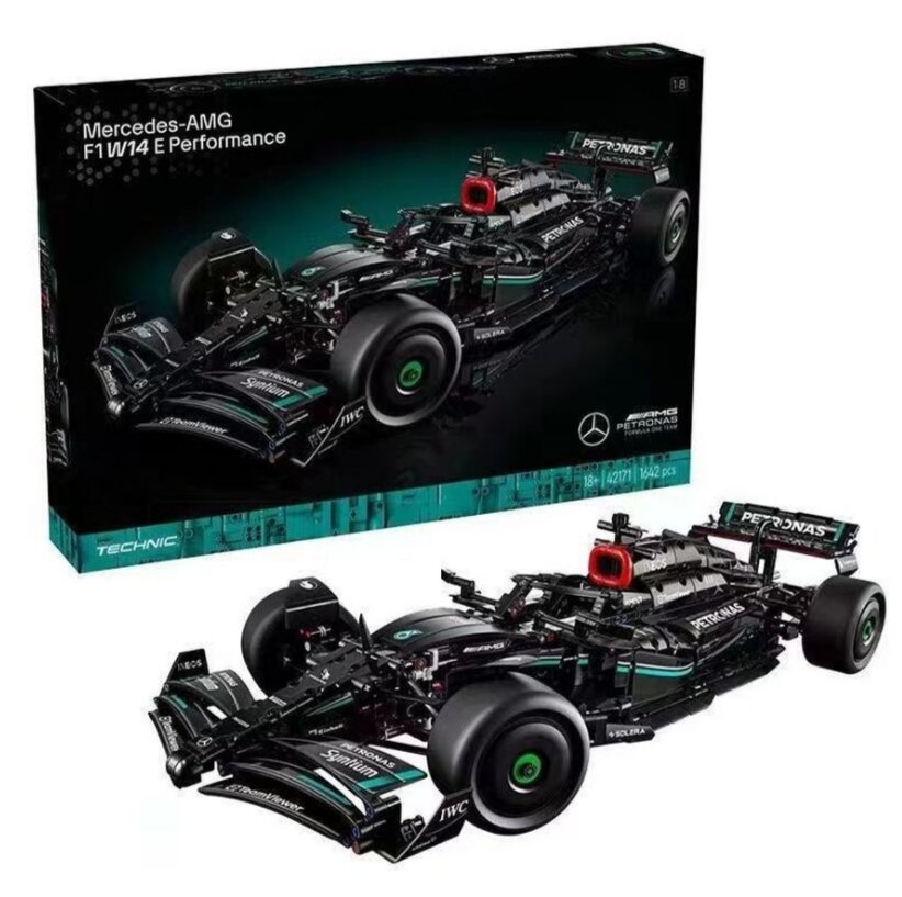 Конструктор Гоночная машина Mercedes-AMG F1 W14 E Performance, 1642 детали