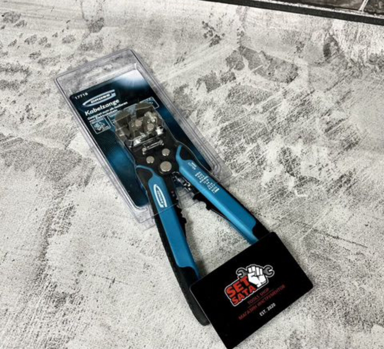 Стриппер Gross 17718, для коаксиального кабеля, рычажный механизм