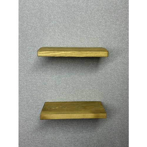 Полка настенная деревянная со скрытым креплением, парящая