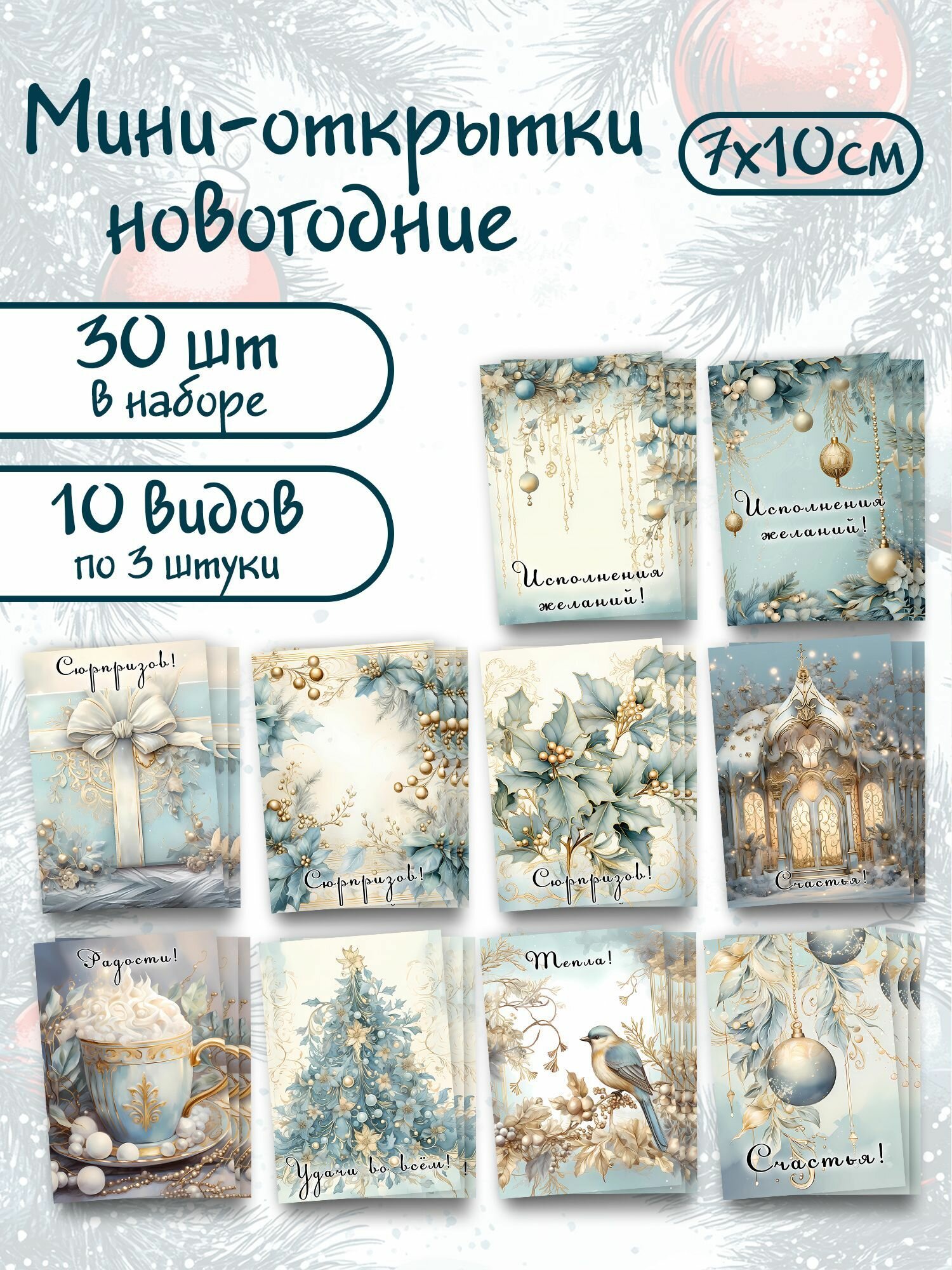 Набор мини открыток PrintMania 