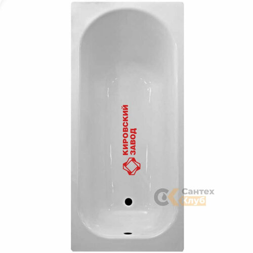 Чугунная ванна Бриз Silver 170х70 в комплекте слив-перелив и ножки