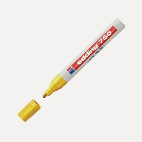 Изображение товара Маркер-краска Edding E-750 (2-4мм, желтый) алюминий (E-750/5), 1шт.