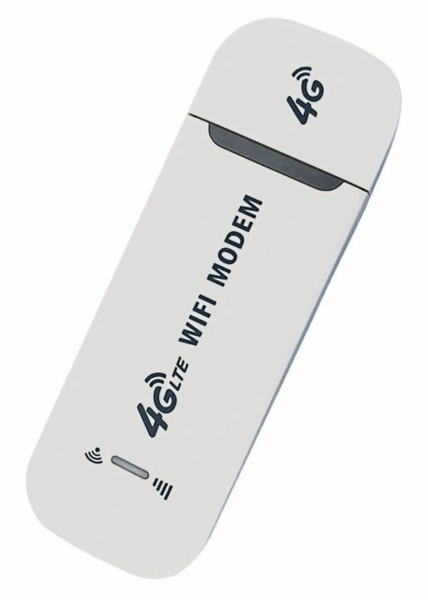 Модем Wi-Fi USB RX 150 Мб/с, LTE 2G/3G/4G универсальный, белый — фото 1