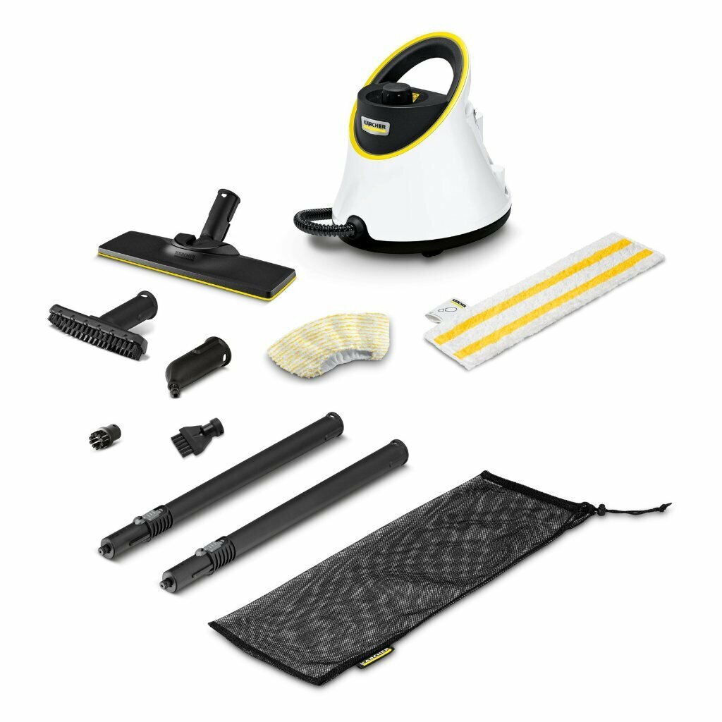 Пароочиститель Karcher SC 2 Delux EasyFix 1500 Вт 1 л 3.2 бар белый 1.513-400.0