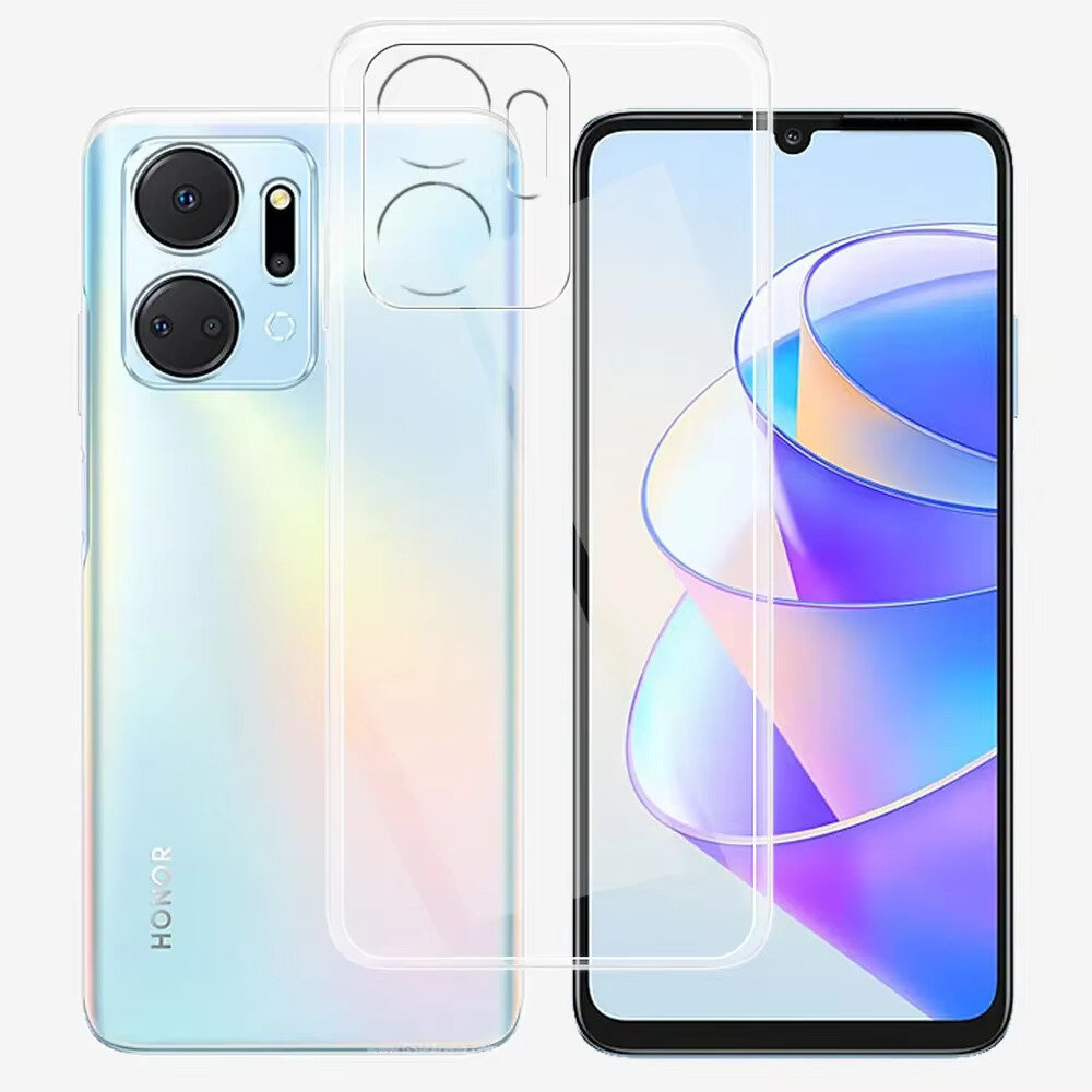 Чехол для Honor X7A (Хонор Х7А) прозрачный — фото 1