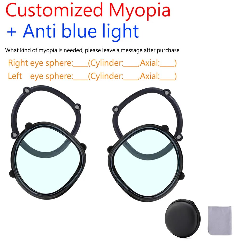 Линзы для Oculus Quest 2 Quest 3S CMOTPETB, Anti Blue customized