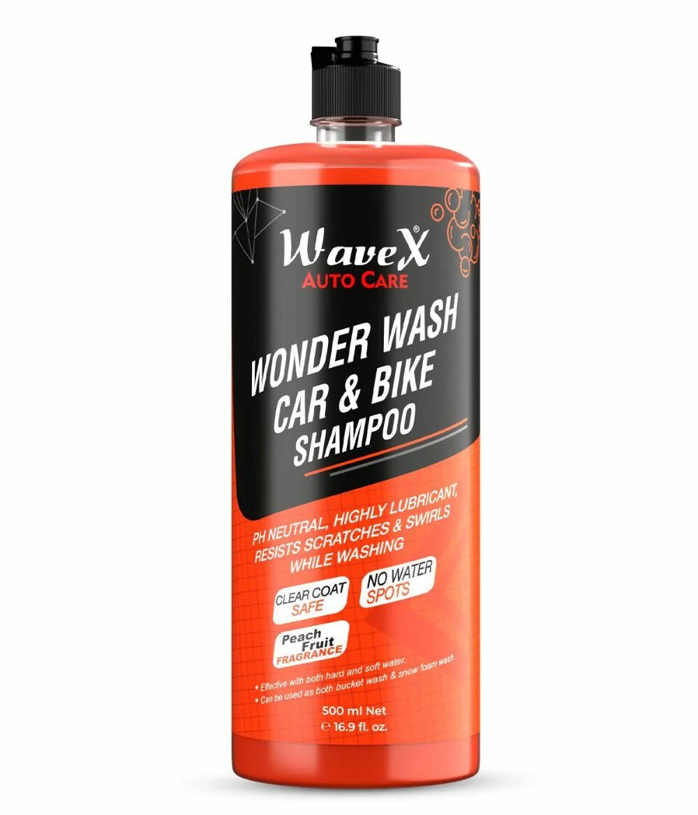 Wavex Wonder Wash Car Shampoo Шампунь для ручной мойки автомобиля, 100мл.