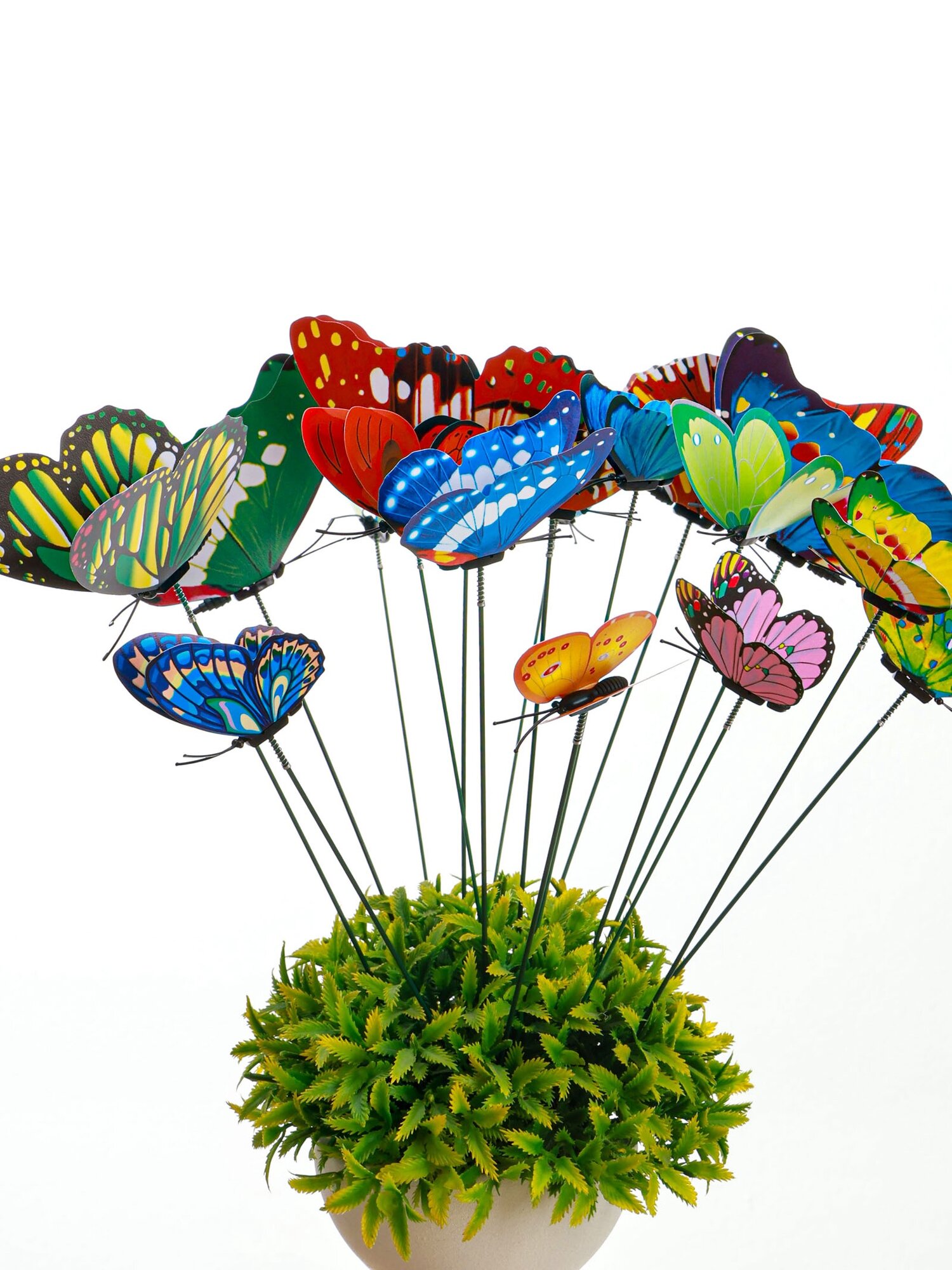 Штекер садовый «Бабочки» 12 8 6 см набор 20 шт.