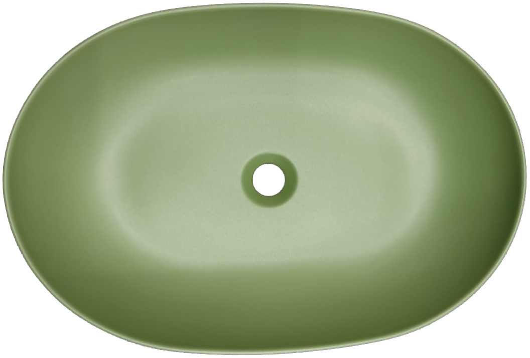 Раковина Kerasan Nolita 60x40 см, verde - фото №1