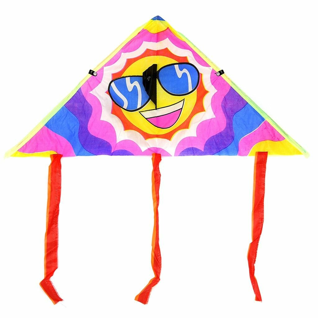 Воздушный змей Домашняя Мода "Солнышко", 76х39 см, нейлон