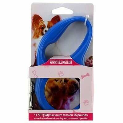 Поводок-рулетка КНР Для собаки, 3 м, максимальный вес 12 кг, цвета микс, на картоне