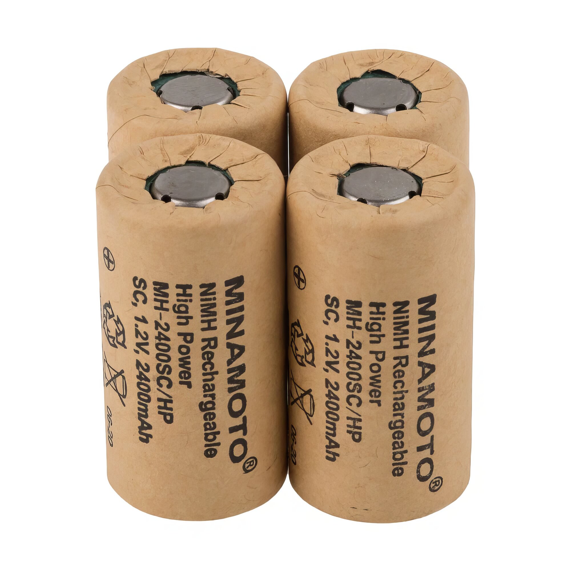 Аккумулятор MINAMOTO MН-2400SC/НР, NiMH, 1.2 В, 2400 мАч (набор/ комплект из 4 штук)