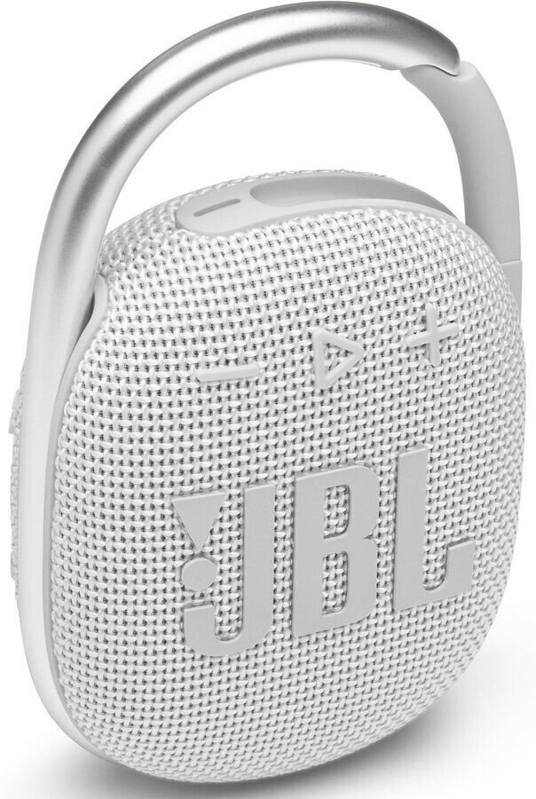 Портативная акустика JBL Clip 4 белый (JBLCLIP4WHT)