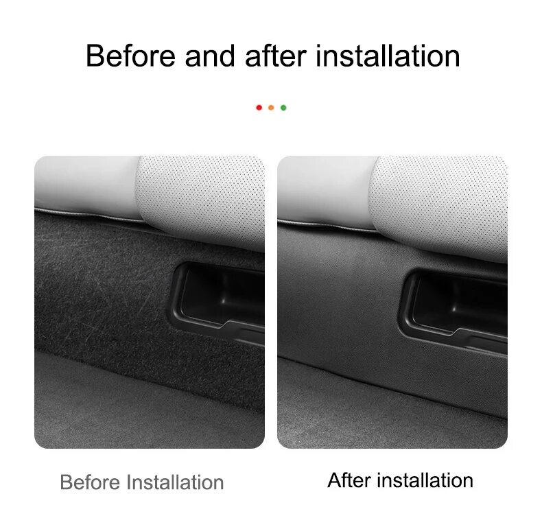 Изображение Для Xiaomi SU7 2024-2025 Задние защитные чехлы из ТПЭ под сиденьем, защита от ударов, защита от царапин, водонепроницаемый коврик, аксессуары, Rear Anti Kick Mats, TPE