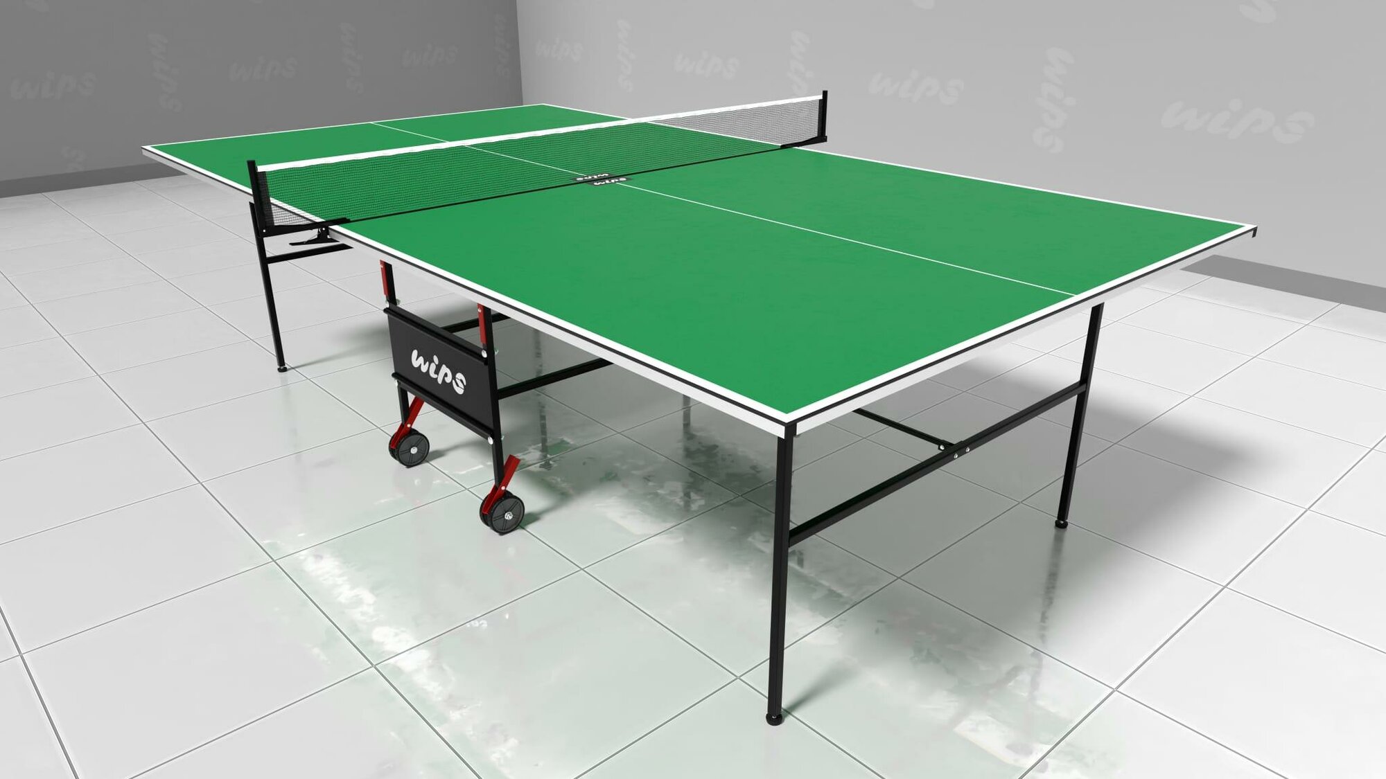 Теннисный стол WIPS Roller Outdoor Composite (G-6) зеленый