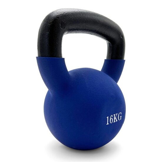 Гиря виниловая Unix Fit 16 кг Blue