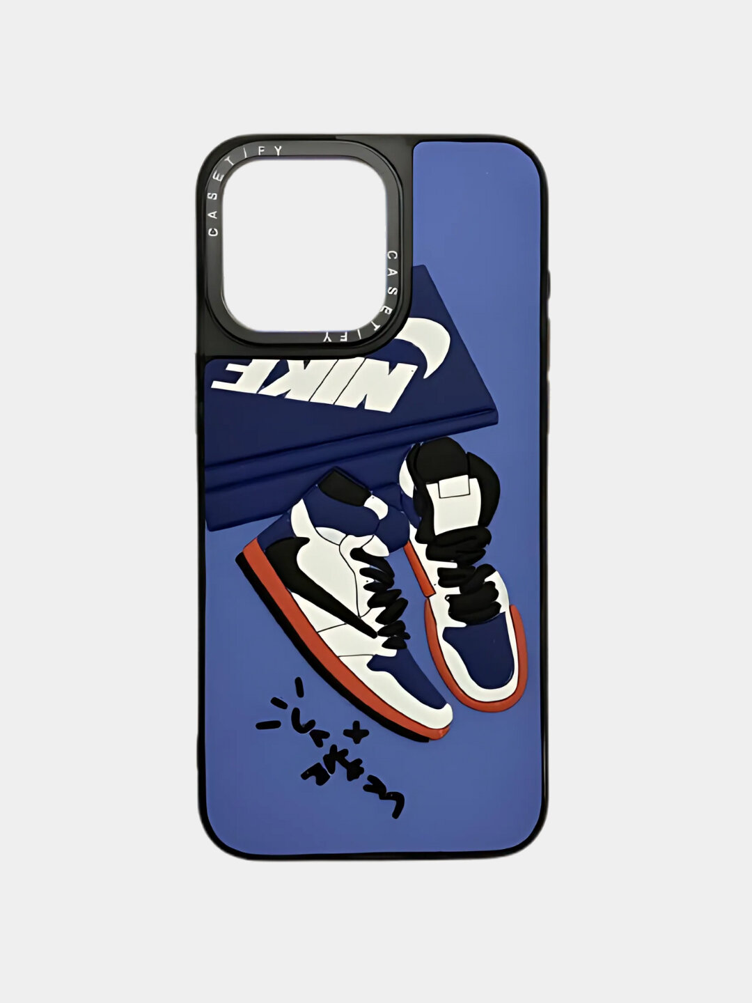 Силиконовый 3D чехол для iPhone 13Pro Max, Casetify брендовые чехлы, дешевые — фото 1
