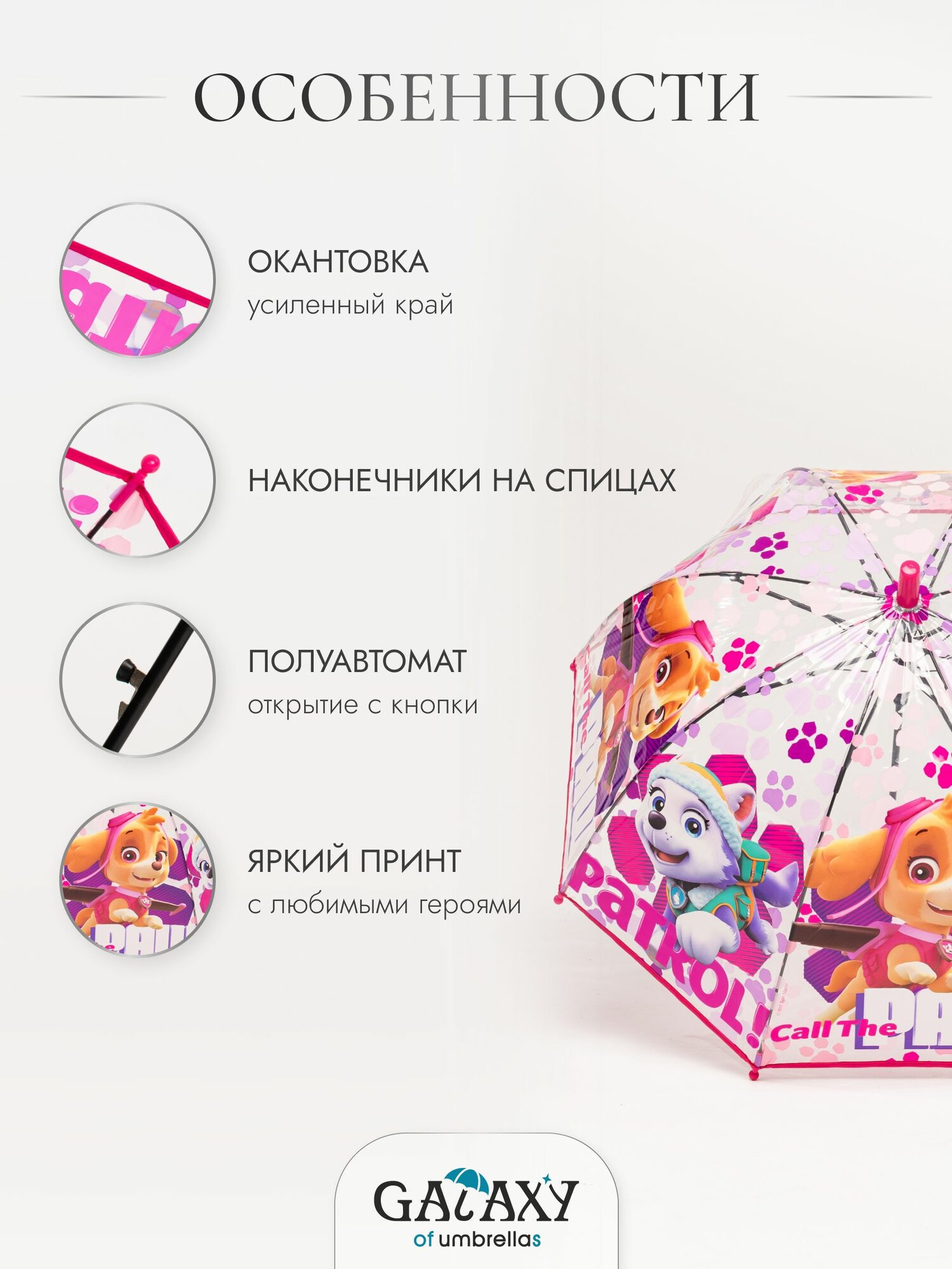 Зонт-трость GALAXY OF UMBRELLAS — фото 1