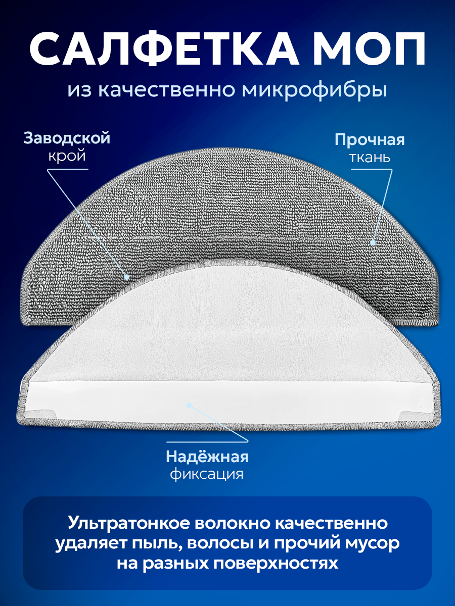 Аксессуары для робота пылесоса Xiaomi E10, B112, E12, Mijia Vacuum Mop 3C Enhanced Edition, Xiaomi S20 — фото 1