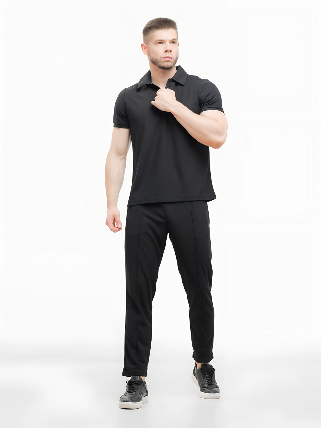 Комплект одежды  48/50/52/54/56, размер XXХL-56, черный — фото 1