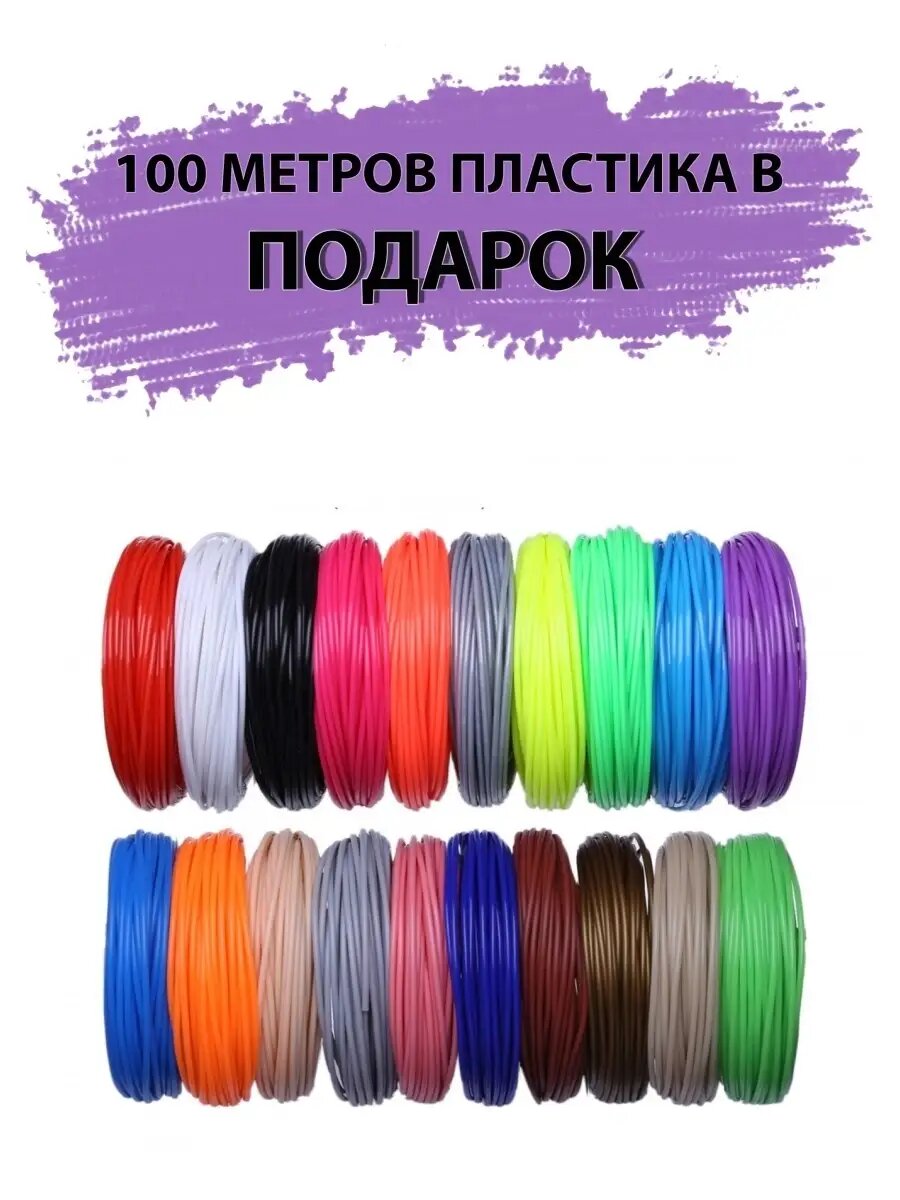 3D ручка с пластиком — фото 1