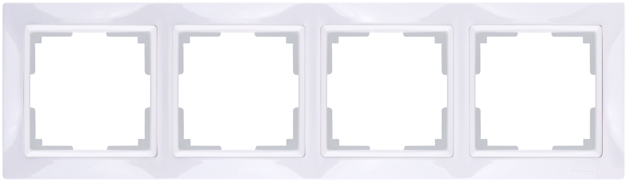 Рамка на 4 поста Werkel Snabb basic (Белый)