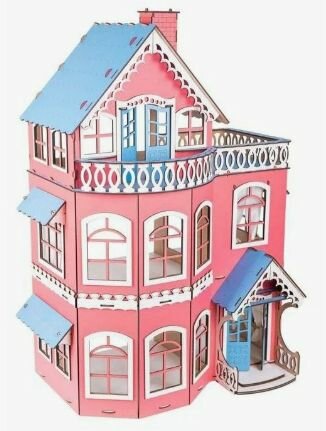 Деревянный кукольный домик — фото 1