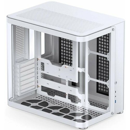 Корпус JONSBO TK-2 2.0 White без БП, mini-ITX, micro-ATX, ATX, белый