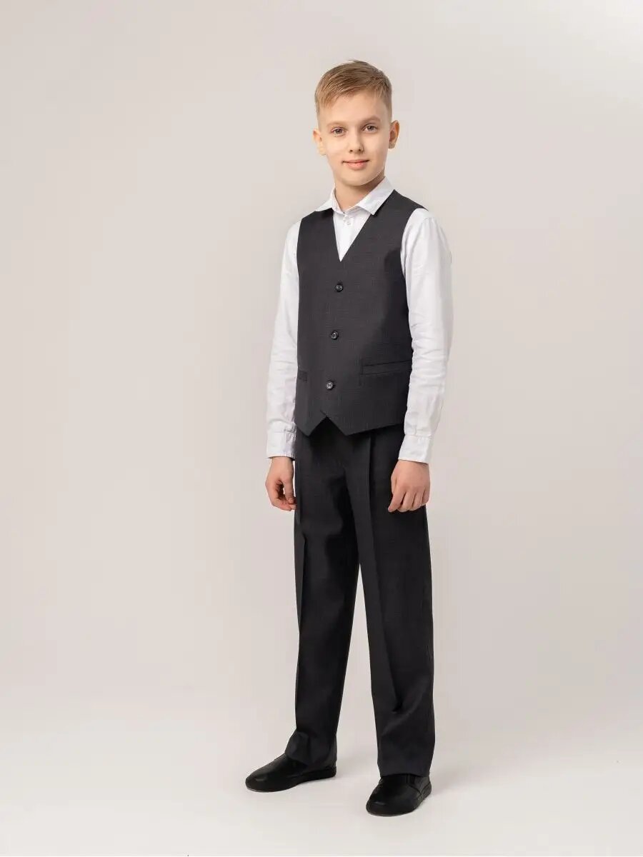 Комплект одежды Sophiano Костюм Школьный Sophiano 2025, размер 152, серый — фото 1