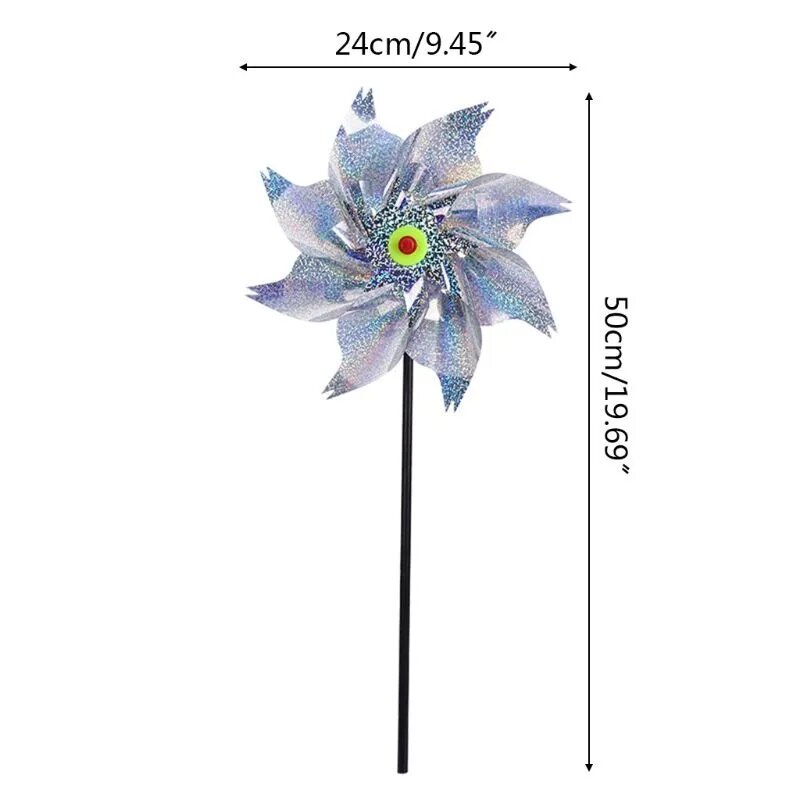 Отпугиватель птиц Windmill7 Leaf Windmill8 Leaf WindmillОтражающий отпугиватель птиц для сельских ферм