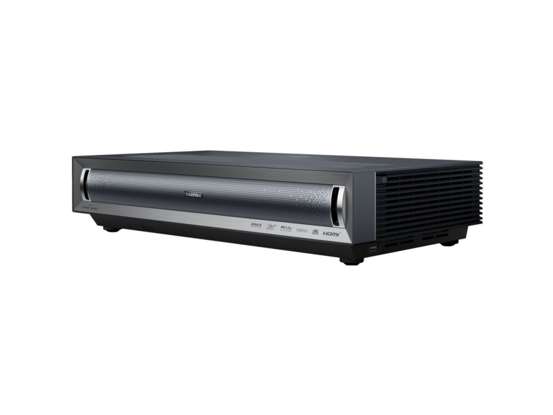 Лазерный проектор TV 120' Hisense лазерный проектор TV 120' Hisense/ 80~150", Projector Triple-Chroma, 4K UHD, 25 000ч, 3000лм, 4K@60Hz, 2K@240Hz, 2K@120Hz, 15W x 2 + 10w ? 2 treble, VIDAA U7.6, Voice assistant, HDMI 2.1x2, HDMI 2.0x1, USB 3.0x1, USB 2.