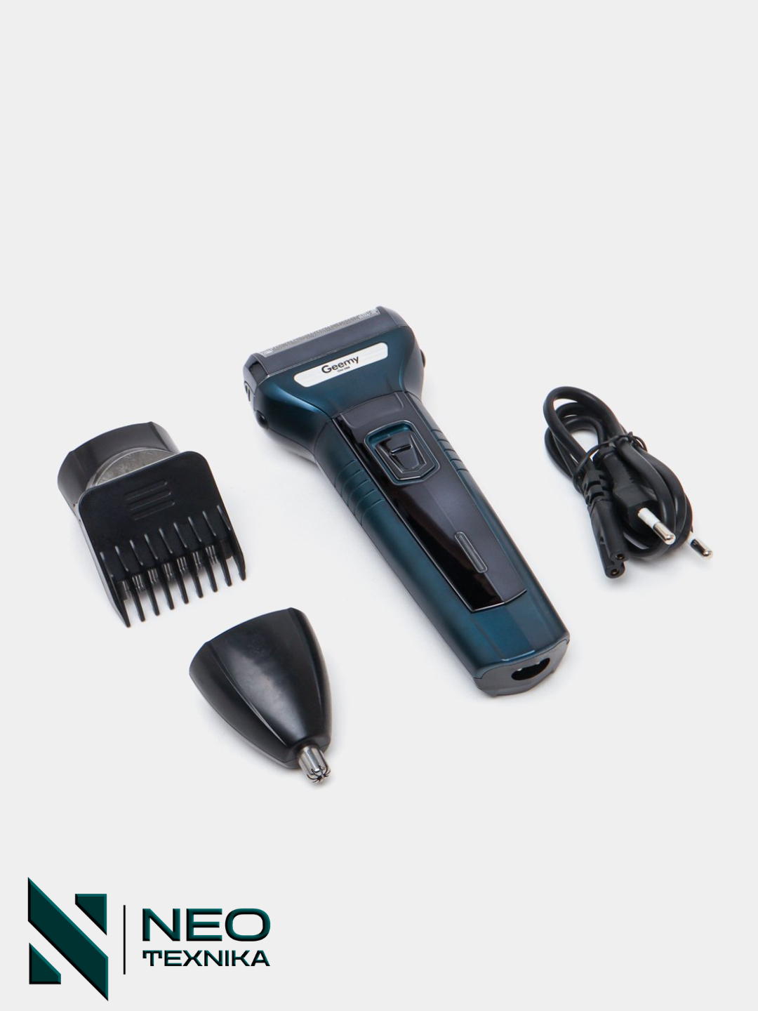 Бритва-триммер и электробритва для стрижки волос Geemy, 3 в 1 — фото 1