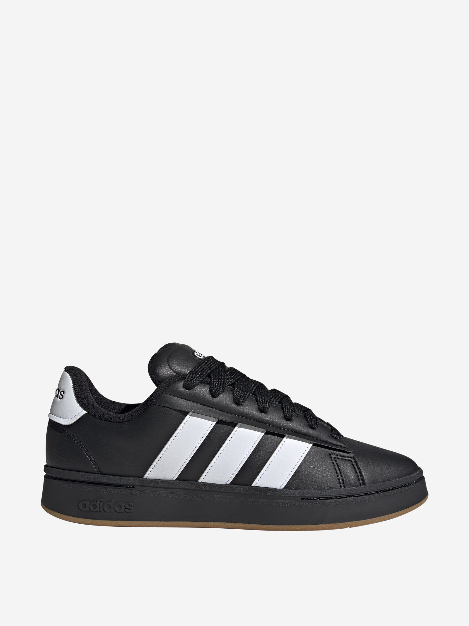 Кеды adidas повседневные, размер 7-, черный/белый