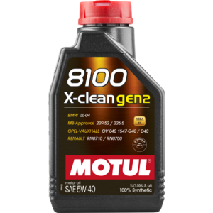 Масло моторное Motul 8100 X-Clean GEN2 C3 5w40 1л синтетическое