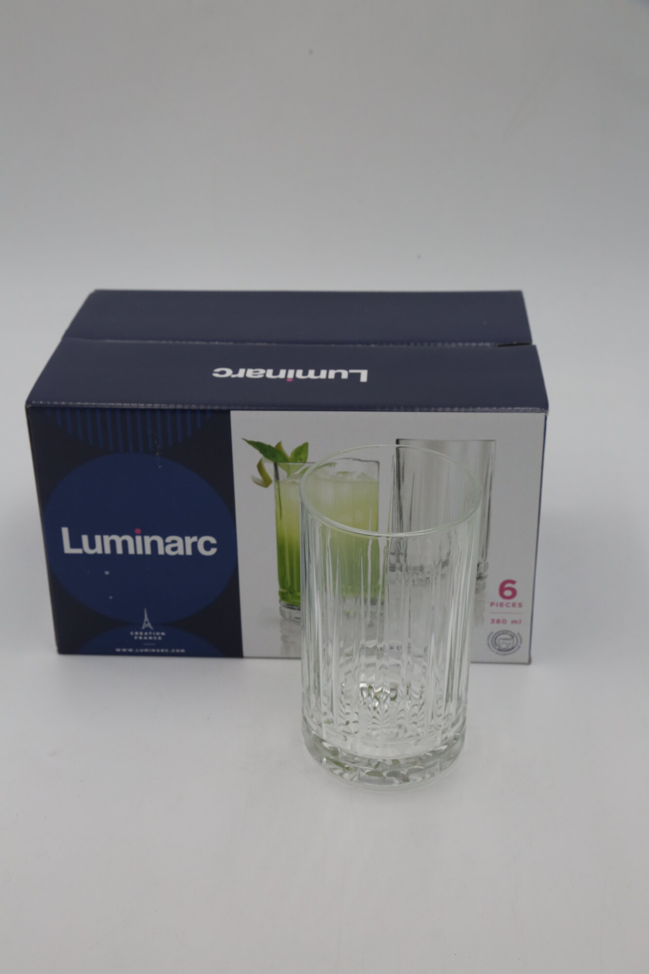 Стаканы высокий LUMINARC "чикаго" O0513 310мл 6шт 6х2 — фото 1