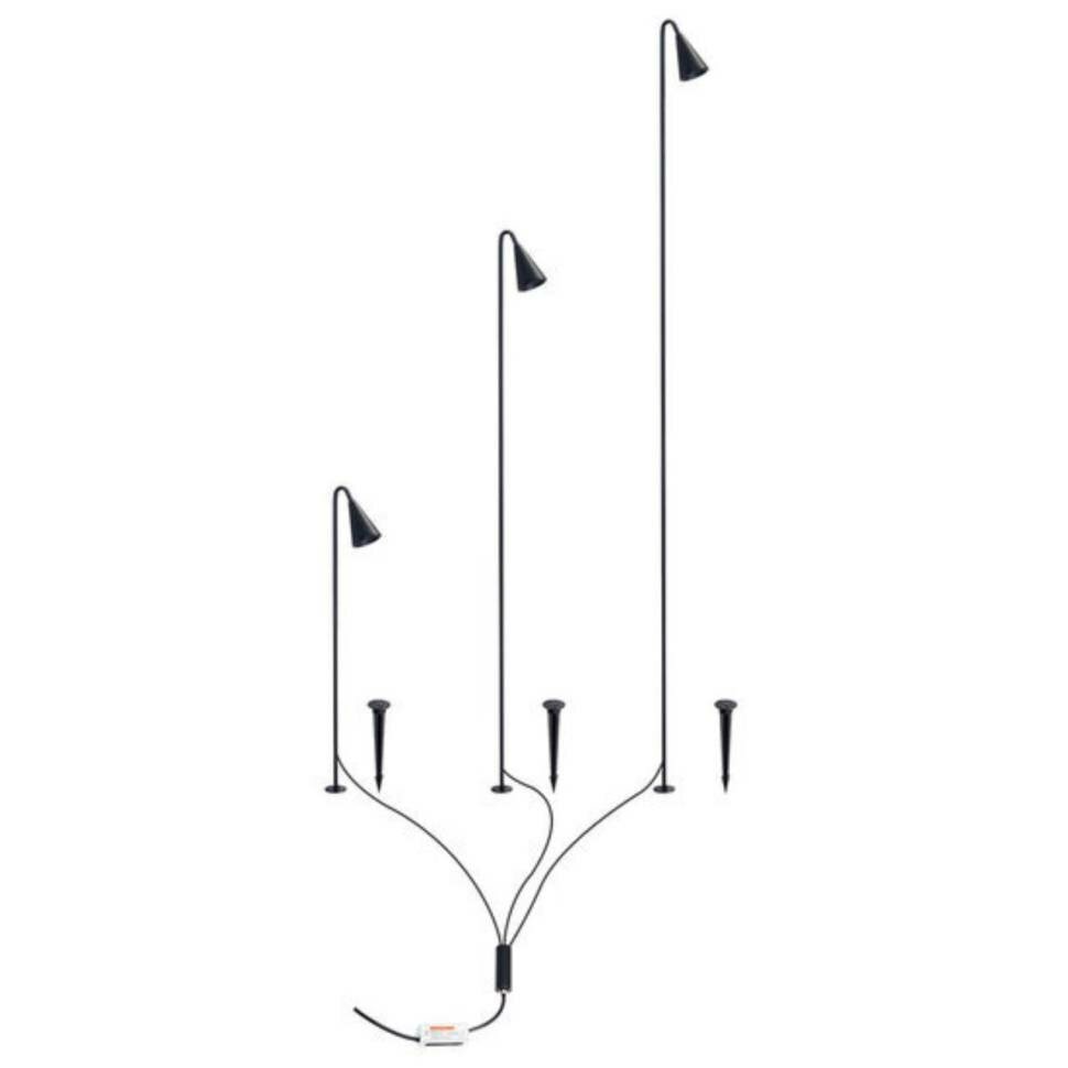 ARTE LAMP A1084PA-3BK уличный светильник
