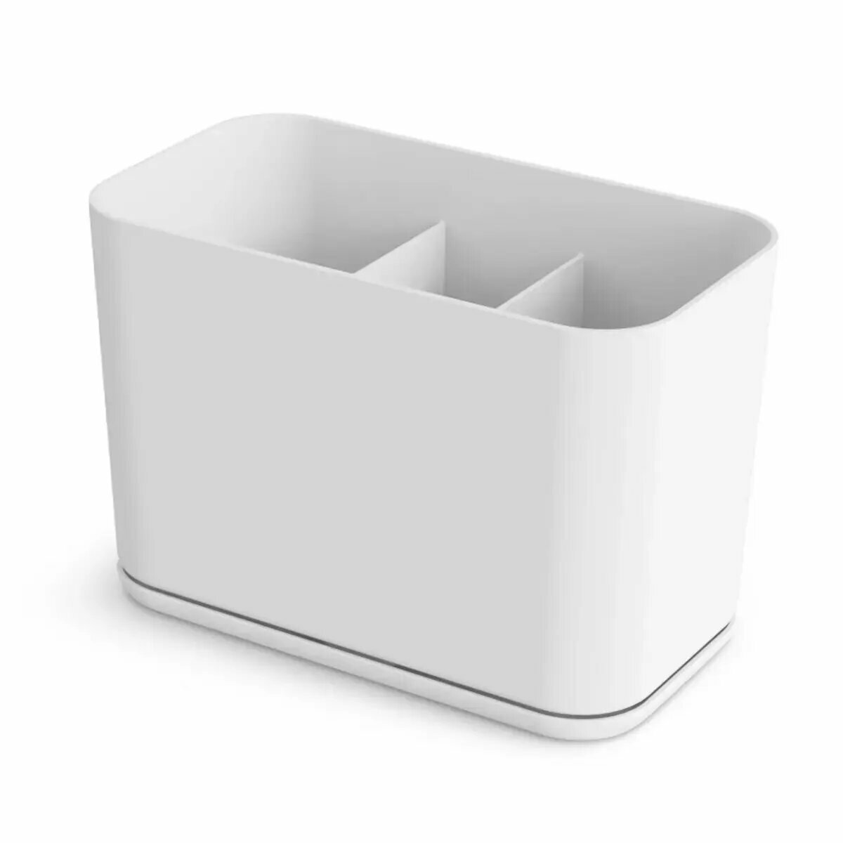 Сушилка для столовых приборов «Смарт» белая с поддоном перфорация пластик С425БЕЛ