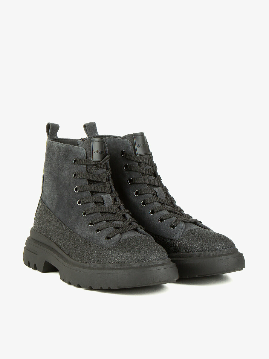 Ботинки берцы утепленные мужские треккинговые размер 41 серый