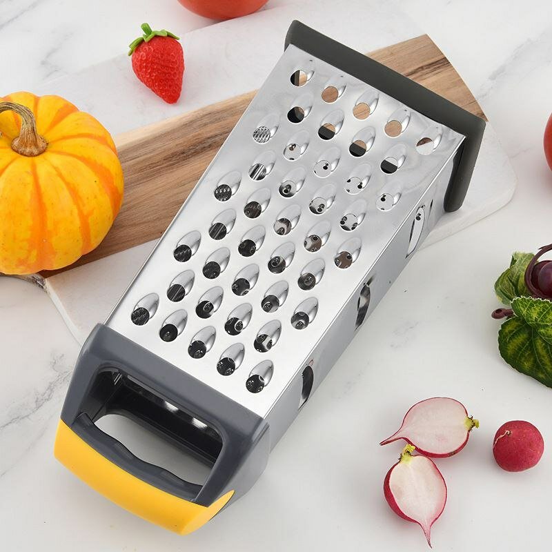 Тёрка универсальная металлическая с удобной ручкой 3 режима/стороны конус — фото 1