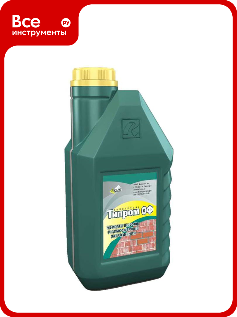 Очиститель фасадов для удаления высолов Типром ОФ 1л RM000006890