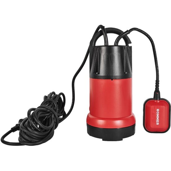 Насос дренажный Rommer OPTIMA H-8.5м Q-14м3/ч кабель 10м 900 Вт универсальный