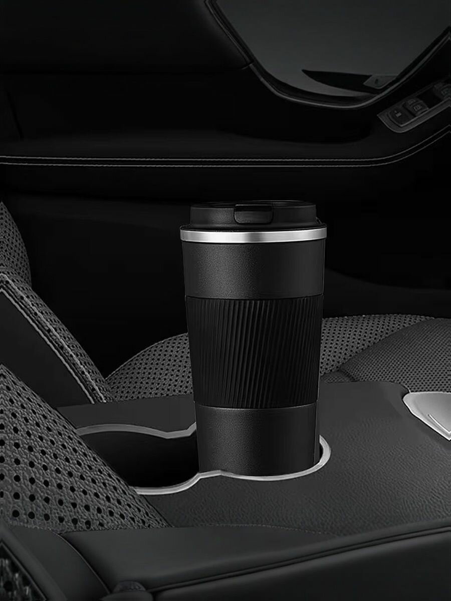 Термокружка с датчиком температуры для кофе. Объем 500 мл. — фото 1