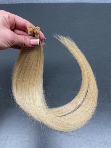 Изображение товара Волосы для наращивания, натуральные, на капсулах #26 блонд пепел, 60 см, 50 прядей