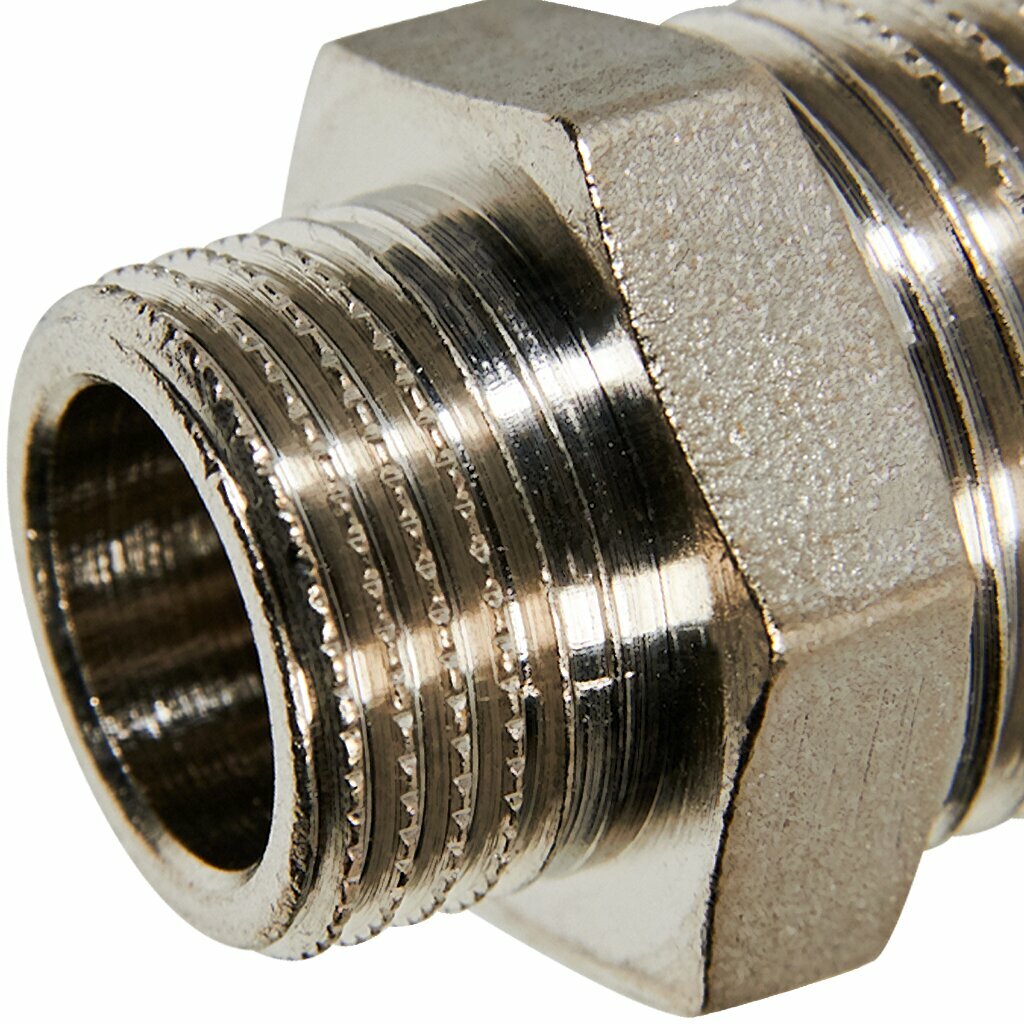 ниппель переходной STOUT НР 1/2X3/8 латунь резьба - фото №7