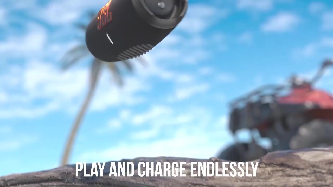 Портативная водонепроницаемая акустика JBL Charge 5, 40 Вт, Красный — фото 1