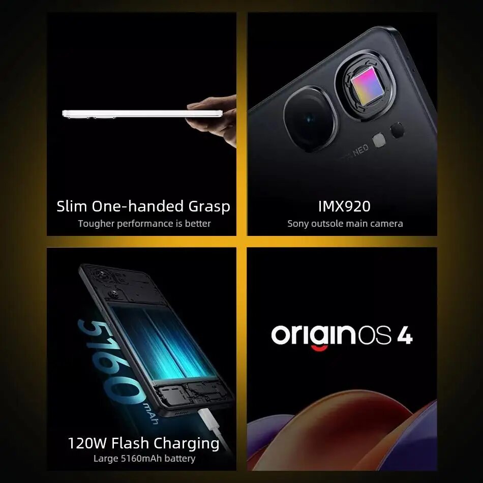 Смартфон iQOO Neo 9S Pro 12ГБ 256ГБ Black, CN — фото 1